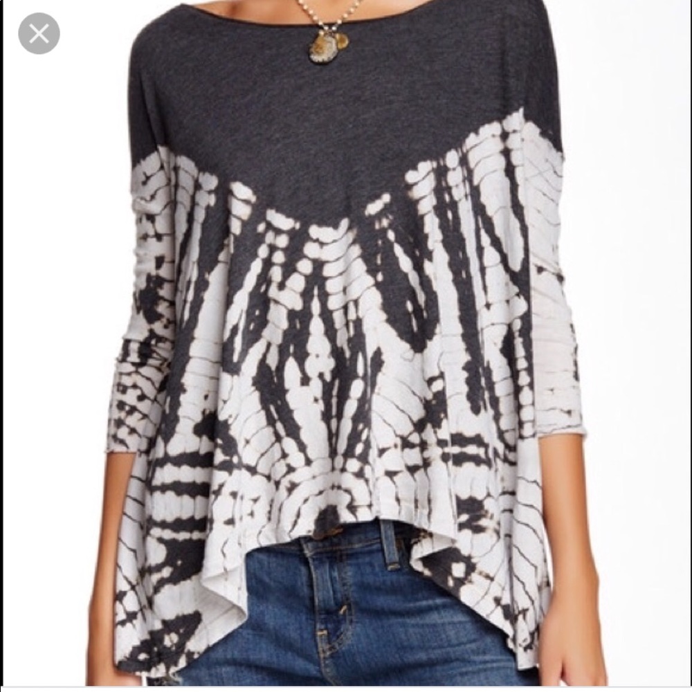 Free people tie dye tee